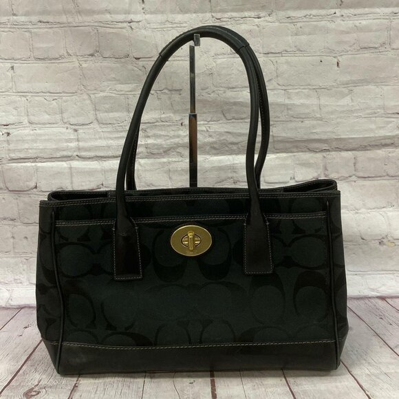 EUC Coach w/ COA Hamptons Medium Madeline Tote - Picture 2 of 12